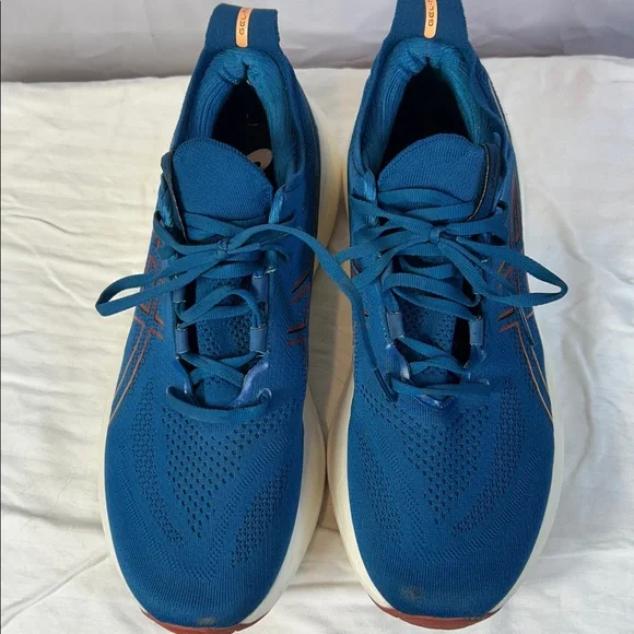 ASICS Gel Nimbus 26 Blue and Orange Athletic Shoe Size 11 Worn Once Running Shoes woman Asics Gel Nimbus 26 Noir | Alltricks.com main image 4